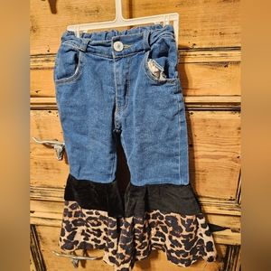 Boutique Baby Bell Bottom Jeans Size XS (Fits 18-24 M)